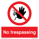 no access in prohibition symbol Text: 